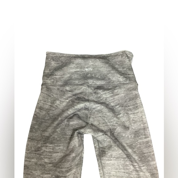 Peloton x WITH Composite Color Abstract High Waisted Leggings Sz MED REVERSEIBLE - Picture 3 of 5